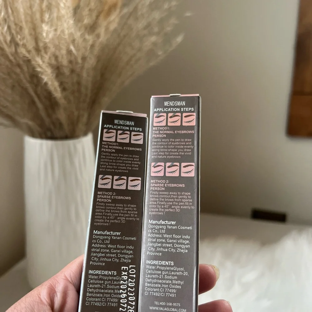 Mendosman Tattoo Sense Eyeliner Set - brown and gray new